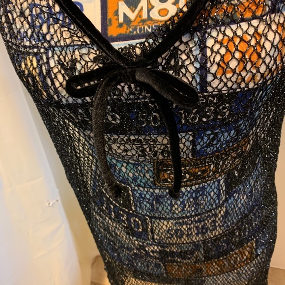 Small Fishnet with Fringe Nightgown Ensemble - Picture 8 of 10